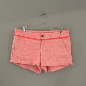 LILLY PULITZER WOMENS SUMMER SHORTS IN NEON ORANGE